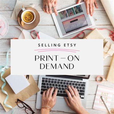 how to start an etsy print on demand shop and the importance of having a unique brand identity